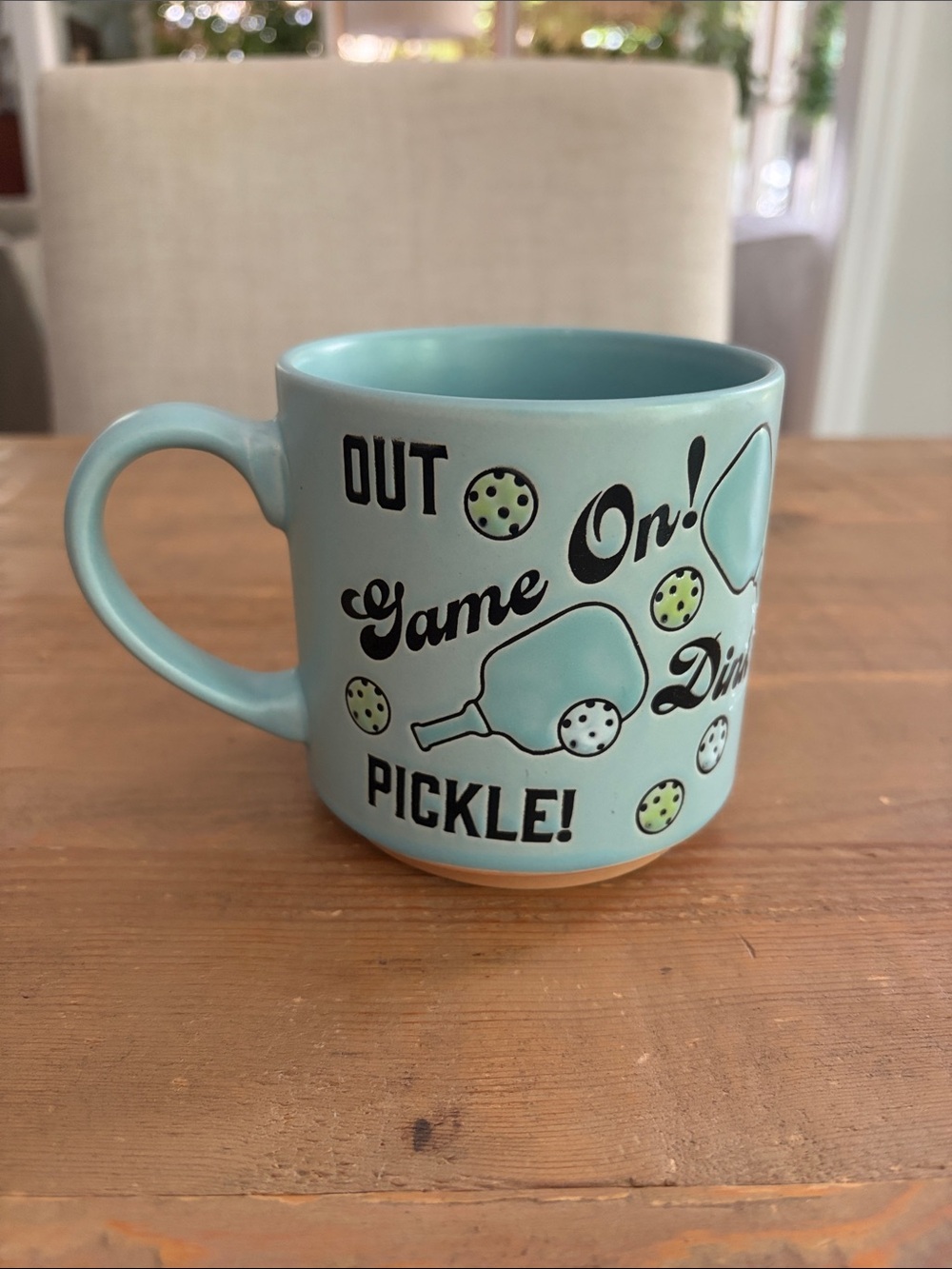 Game On Blue Pickleball Mug NWT